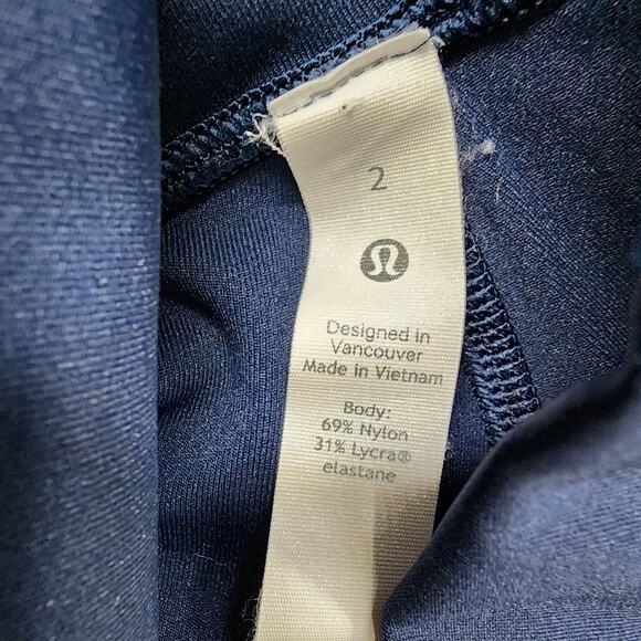 Lululemon Wunder Under High-Rise 25" Full-On Luxtreme Womens 2 True Navy Blue - Picture 4 of 10